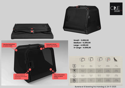 1One1 Origami Hundetransportbur