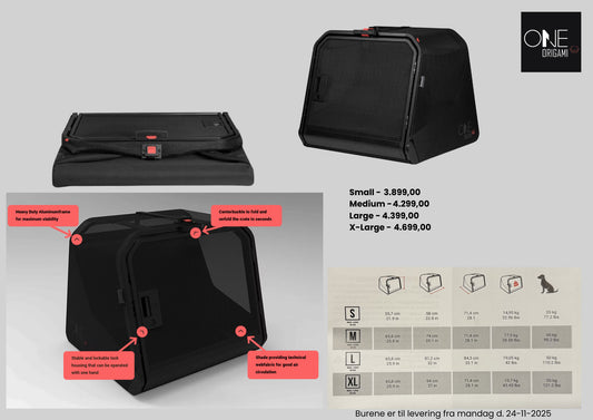 1One1 Origami Hundetransportbur