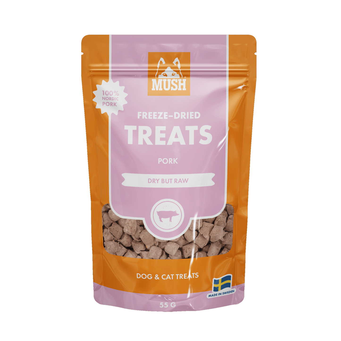 MUSH Treats Gris- frysetørret