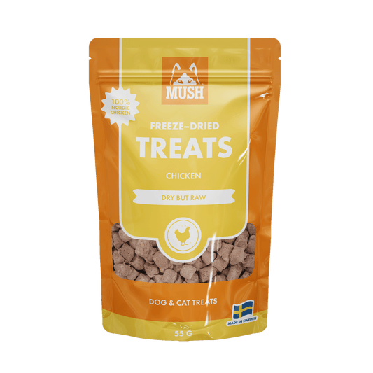 MUSH Treats Kylling- frysetørret.