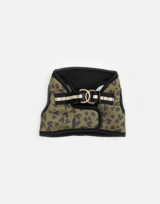 Carloline Gardner Sele Med Khaki & Sort print