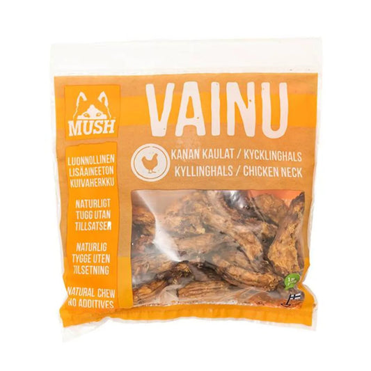 Mush Vainu Tørrede Kyllingehalse – 220 g 🐔✨